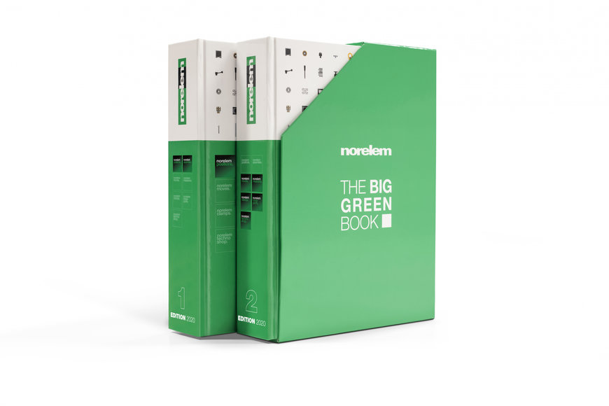 norelems 2020-utgåva av THE BIG GREEN BOK nu med 60 000 komponenter